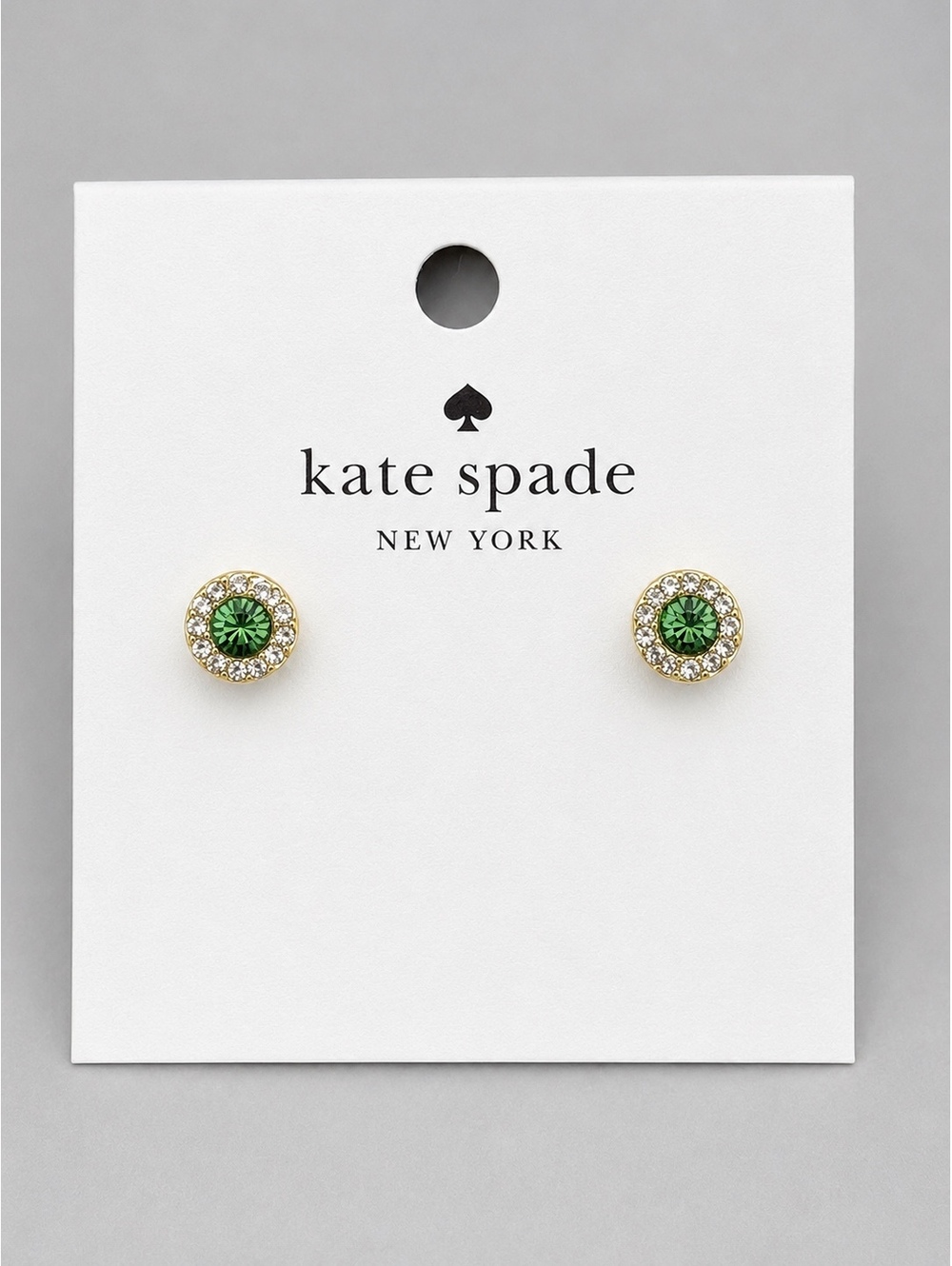 Kate Spade New York Green Crystal Stud Earrings